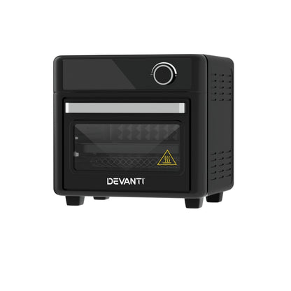 Devanti Air Fryer 15L LCD Fryers Oven-Appliances &gt; Kitchen Appliances-PEROZ Accessories