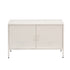 Artiss Buffet Sideboard Metal Cabinet - BASE White-Furniture > Living Room-PEROZ Accessories