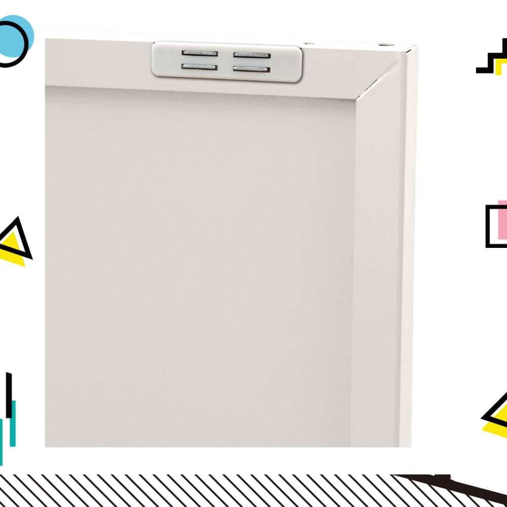 Artiss Buffet Sideboard Metal Cabinet - BASE White-Furniture > Living Room-PEROZ Accessories
