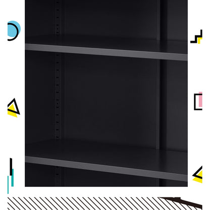 Artiss Buffet Sideboard Metal Cabinet - SWEETHEART Charcoal-Furniture > Living Room-PEROZ Accessories