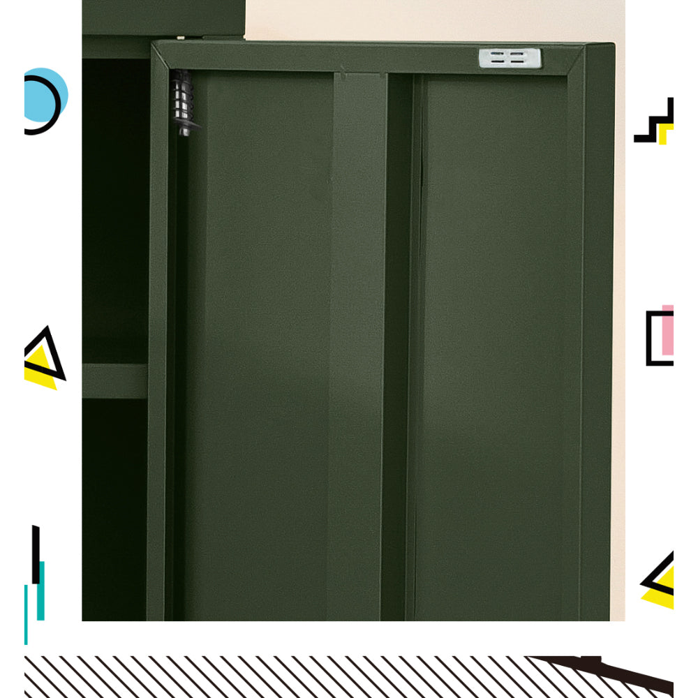 Artiss Buffet Sideboard Metal Cabinet - SWEETHEART Green-Furniture &gt; Living Room-PEROZ Accessories