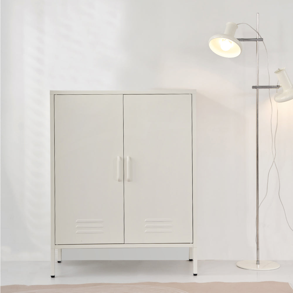 Artiss Buffet Sideboard Metal Cabinet - SWEETHEART White-Furniture &gt; Living Room-PEROZ Accessories