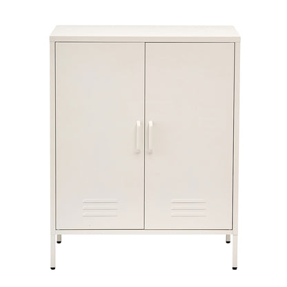 Artiss Buffet Sideboard Metal Cabinet - SWEETHEART White-Furniture > Living Room-PEROZ Accessories
