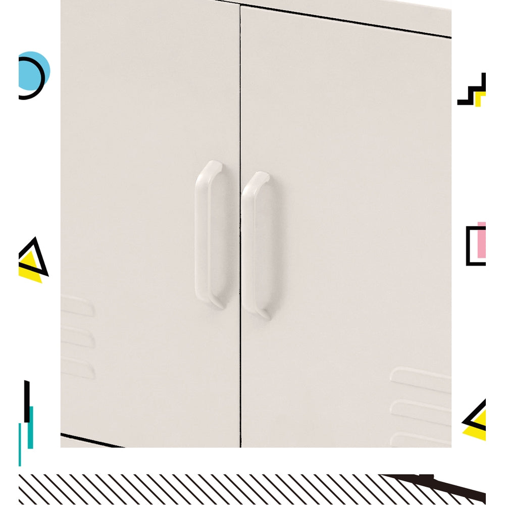 Artiss Buffet Sideboard Metal Cabinet - SWEETHEART White-Furniture &gt; Living Room-PEROZ Accessories