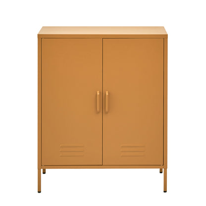 Artiss Buffet Sideboard Metal Cabinet - SWEETHEART Yellow-Furniture > Living Room-PEROZ Accessories
