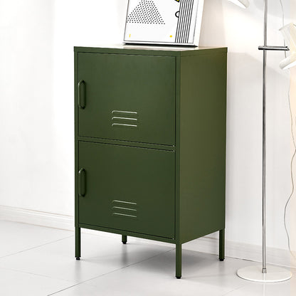 ArtissIn Buffet Sideboard Metal Cabinet - DOUBLE Green-Home &amp; Garden &gt; Bedding-PEROZ Accessories