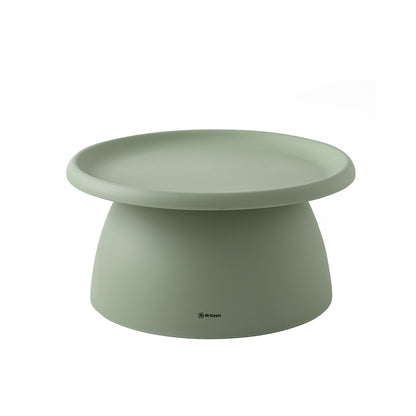 Artiss Coffee Table Round 71CM Plastic Green-Furniture &gt; Living Room-PEROZ Accessories