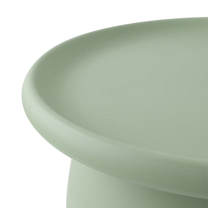 Artiss Coffee Table Round 71CM Plastic Green-Furniture &gt; Living Room-PEROZ Accessories