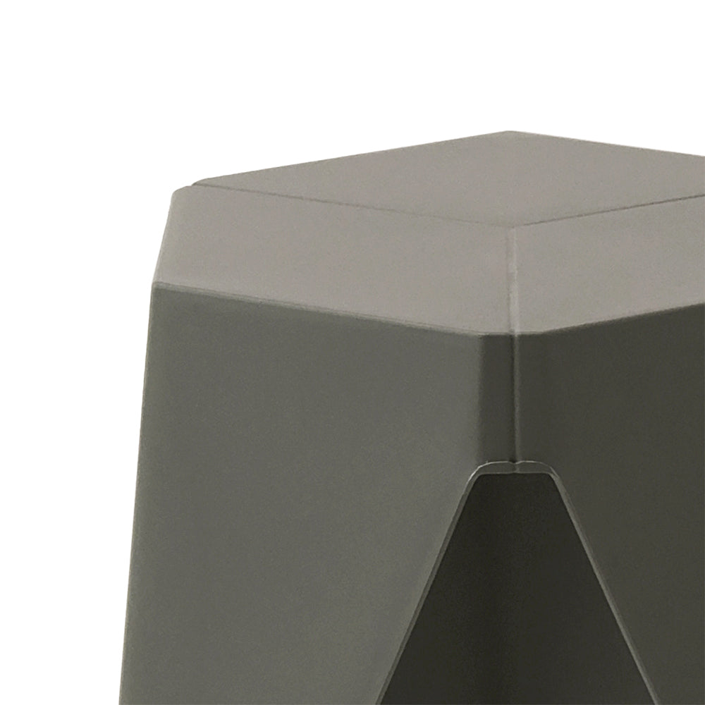 Artiss 2x Bar Stools Puzzle Plastic Foot Stool Grey-Bar Stools-PEROZ Accessories