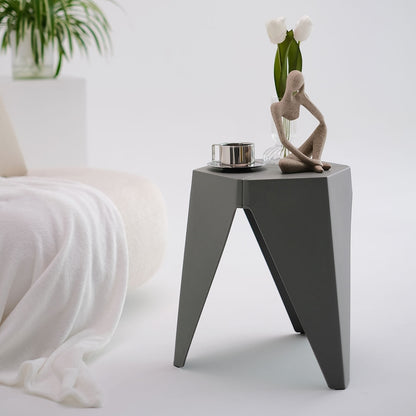 Artiss 4PC Puzzle Stool Bar Stools Stackable Grey-Furniture &gt; Bar Stools &amp; Chairs &gt; Table &amp; Bar Stools-PEROZ Accessories