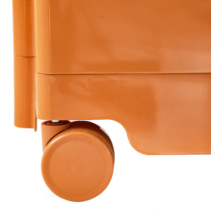 ArtissIn Storage Trolley Bedside Table 5 Tier Cart Boby Replica Orange-Bedside Tables-PEROZ Accessories