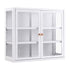 Artiss Buffet Cabinet Sideboard Wall Mounted Clear Display Storage 60cm White-Furniture > Dining > Buffets & Sideboards-PEROZ Accessories