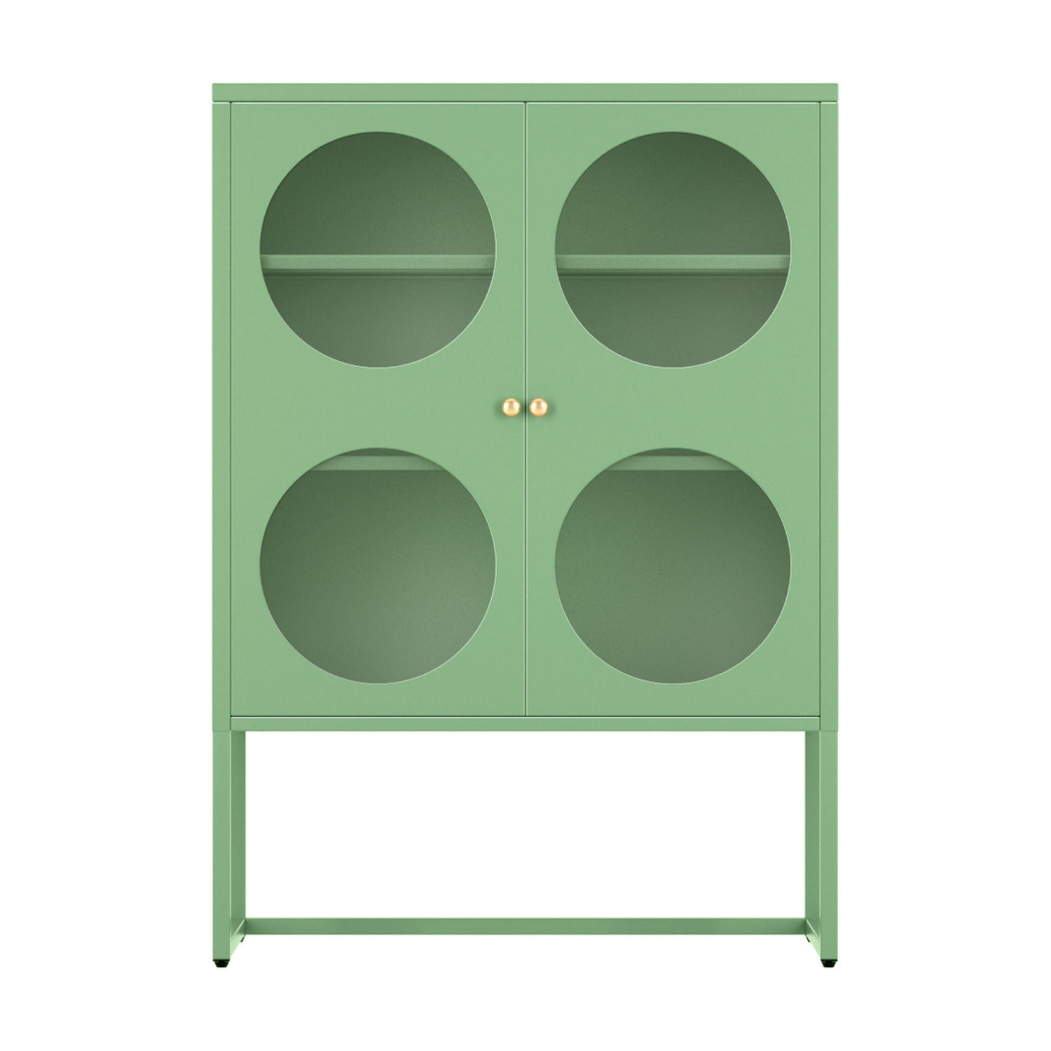 Artiss Buffet Sideboard Metal Cabinet - ELLA Green-Furniture > Living Room-PEROZ Accessories