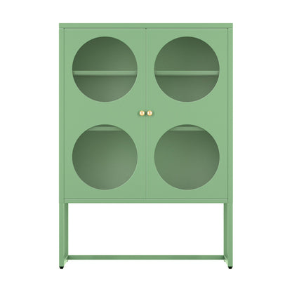 Artiss Buffet Sideboard Metal Cabinet - ELLA Green-Furniture > Living Room-PEROZ Accessories