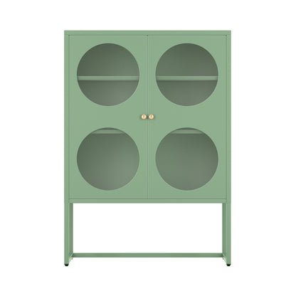 ArtissIn Buffet Sideboard Metal Cabinet - ELLA Green-Furniture &gt; Living Room-PEROZ Accessories