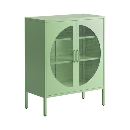 Artiss Buffet Sideboard Metal Cabinet - ELSA Green-Furniture > Dining > Buffets &amp; Sideboards-PEROZ Accessories
