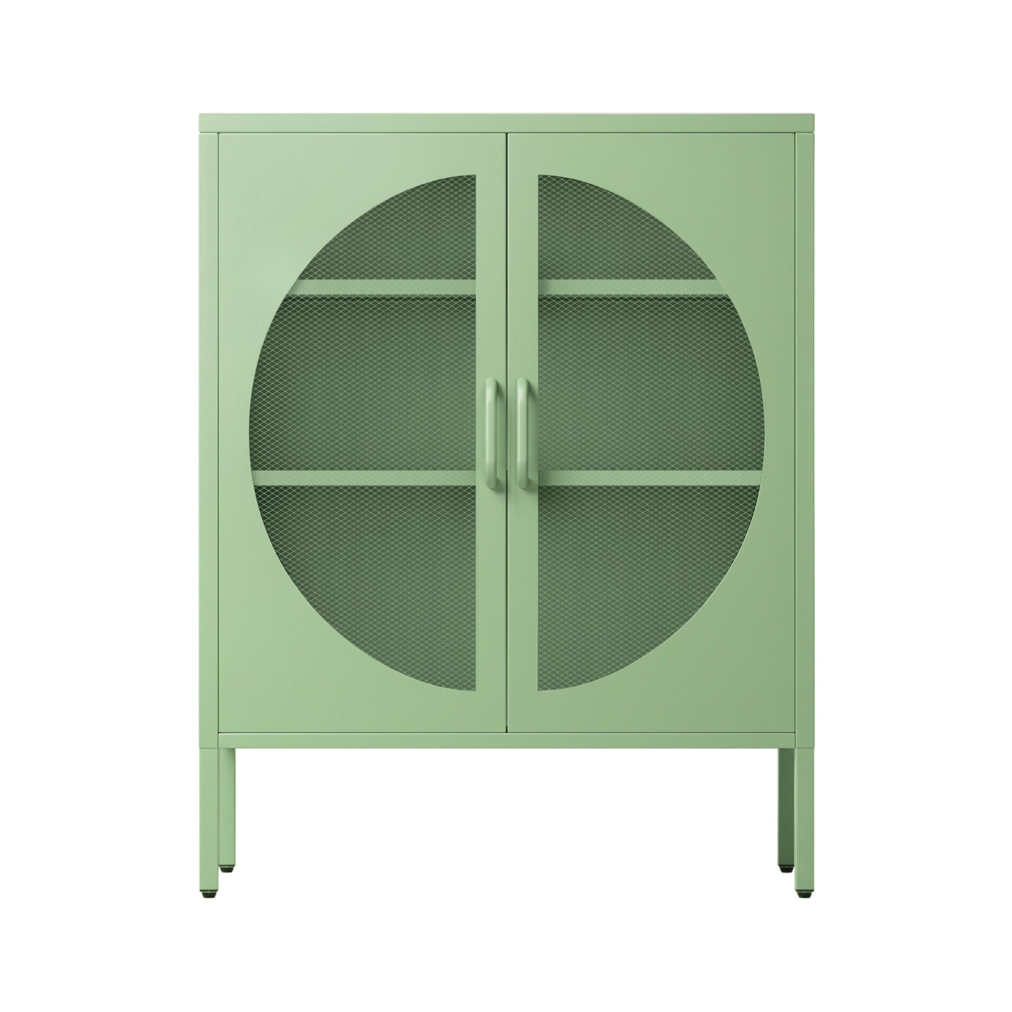 Artiss Buffet Sideboard Metal Cabinet - ELSA Green-Furniture > Dining > Buffets &amp; Sideboards-PEROZ Accessories