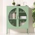 Artiss Buffet Sideboard Metal Cabinet - ELSA Green-Furniture > Dining > Buffets & Sideboards-PEROZ Accessories