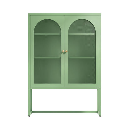 Artiss Buffet Sideboard Metal Cabinet - ELMA Green-Furniture > Living Room-PEROZ Accessories