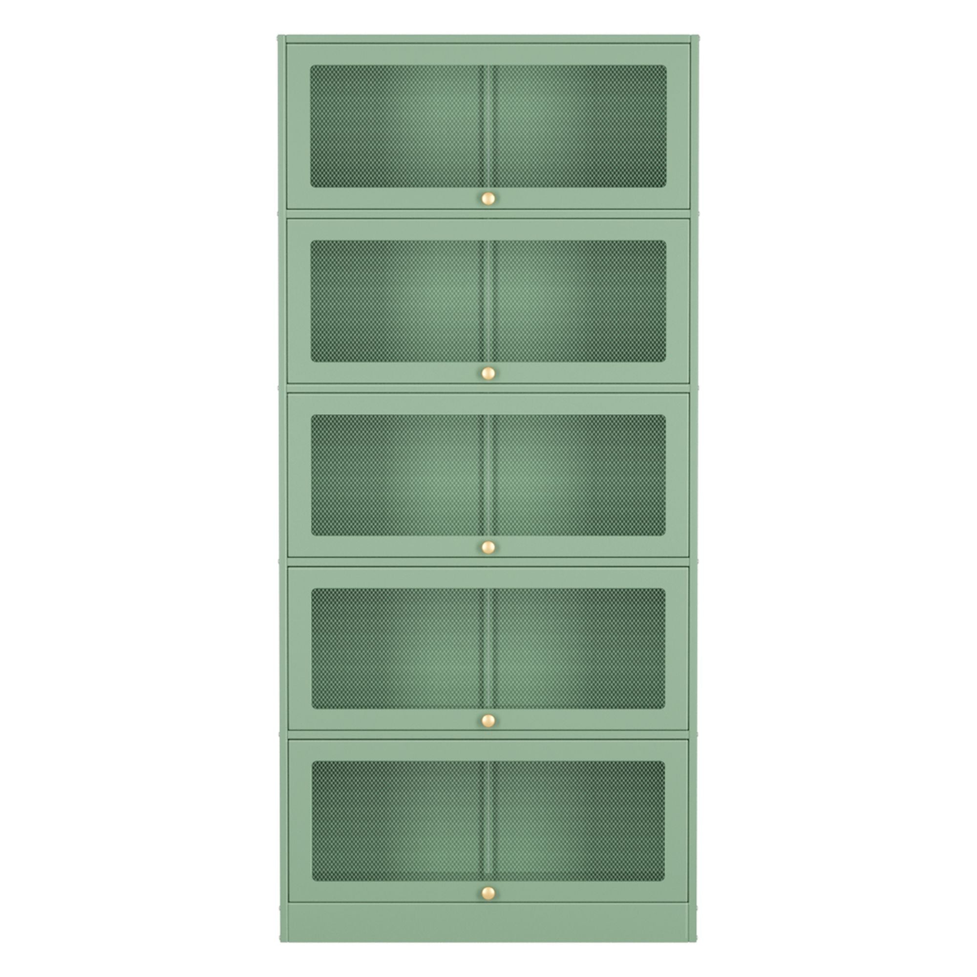 Artiss Buffet Sideboard Metal Cabinet - ELIA Green-Furniture > Living Room-PEROZ Accessories