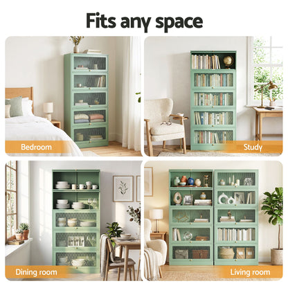 Artiss Buffet Sideboard Metal Cabinet - ELIA Green-Furniture > Living Room-PEROZ Accessories