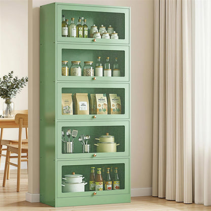 Artiss Buffet Sideboard Metal Cabinet - ELIA Green-Furniture > Living Room-PEROZ Accessories