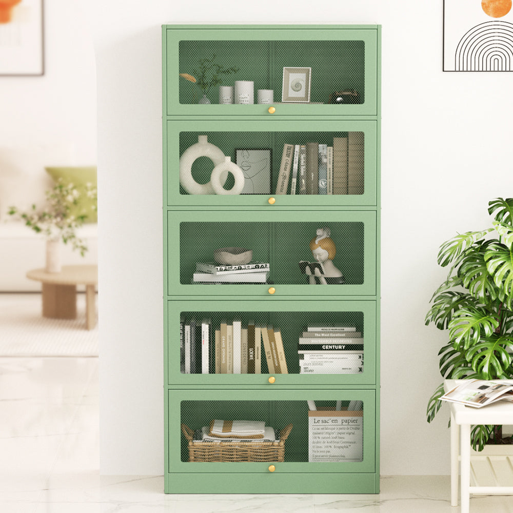 ArtissIn Buffet Sideboard Cupboard Cabinet Storage Mesh Doors Metal Green ELIA-Furniture &gt; Living Room-PEROZ Accessories