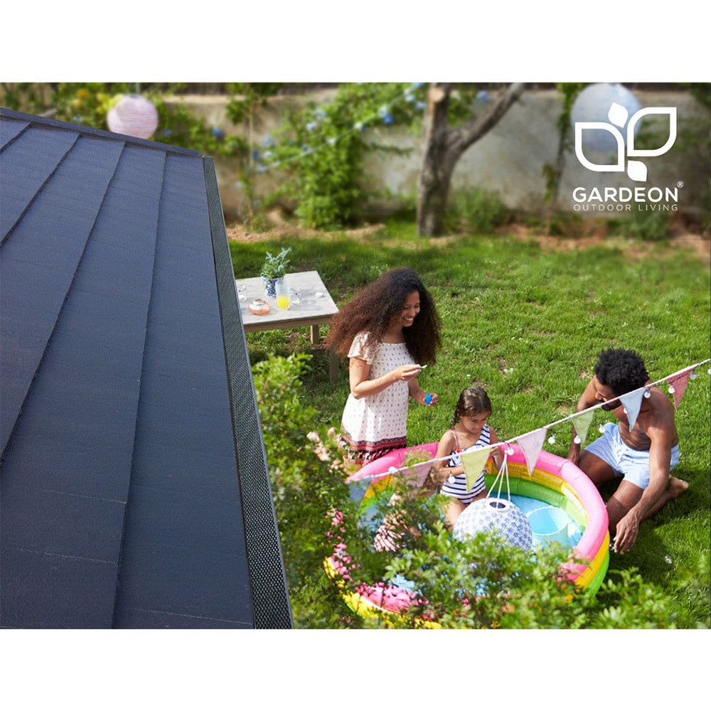 Gardeon Gutter Guard Aluminium Mesh 60M 100x20cm Black-Home &amp; Garden > DIY > Building Materials-PEROZ Accessories