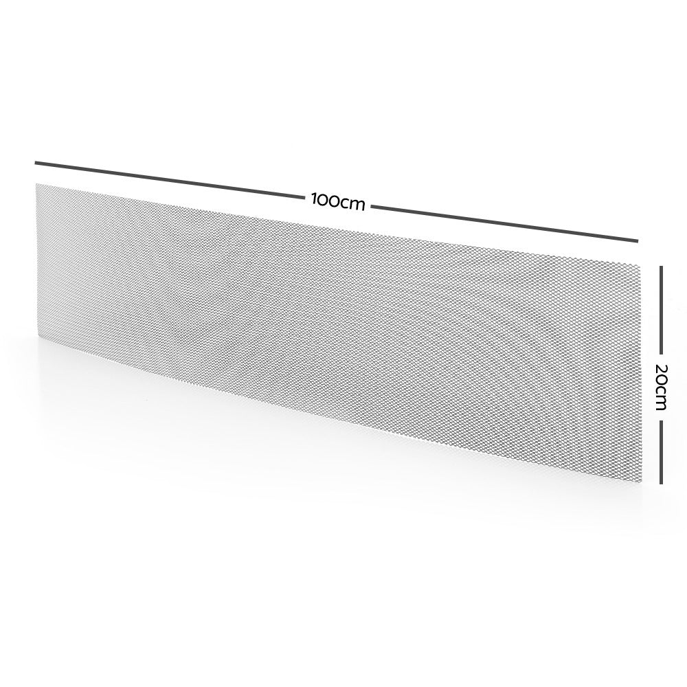 Gardeon Gutter Guard Aluminium Mesh 30M 100x20cm Silver-Home &amp; Garden > DIY > Building Materials-PEROZ Accessories