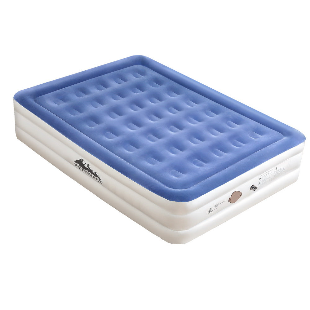 Weisshorn Air Mattress Queen Inflatable Bed 46cm Air bed Cube-Outdoor Recreation &gt; Camping &gt; Inflatable Mattresses-PEROZ Accessories