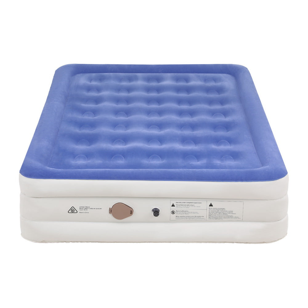 Weisshorn Air Mattress Queen Inflatable Bed 46cm Air bed Cube-Outdoor Recreation &gt; Camping &gt; Inflatable Mattresses-PEROZ Accessories