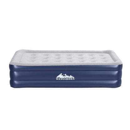 Weisshorn Air Mattress Single Inflatable Bed 46cm Air bed Cube-Outdoor Recreation > Camping > Inflatable Mattresses-PEROZ Accessories