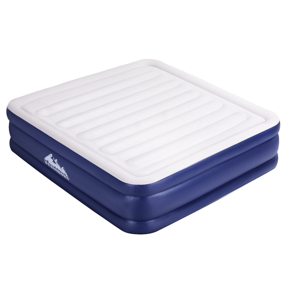 Weisshorn Air Mattress King Inflatable Bed Air bed 51cm-Outdoor Recreation &gt; Camping &gt; Inflatable Mattresses-PEROZ Accessories