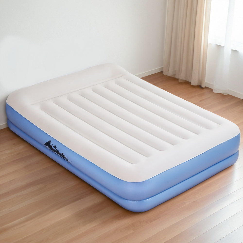 Weisshorn Air Mattress Queen Inflatable Bed 41cm Air bed-Outdoor Recreation &gt; Camping &gt; Inflatable Mattresses-PEROZ Accessories