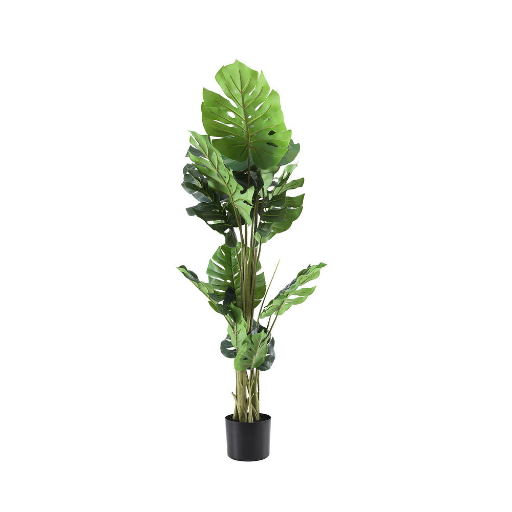 Artiss 140cm Artificial Monstera Tree Faux Trees Indoor Decor Artificial Plants Lifelike Plant 1.4M-Home &amp; Garden &gt; Artificial Plants &gt; Artificial Trees-PEROZ Accessories