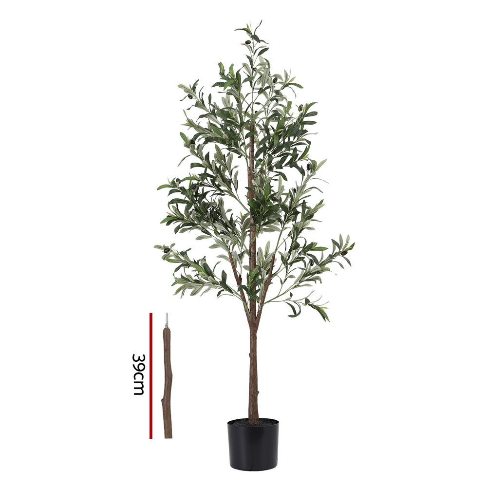 Artiss 180cm Artificial Olive Tree Faux Trees Indoor Decor Artificial Plants Lifelike Plant 1.8M-Home &amp; Garden &gt; Artificial Plants &gt; Artificial Trees-PEROZ Accessories