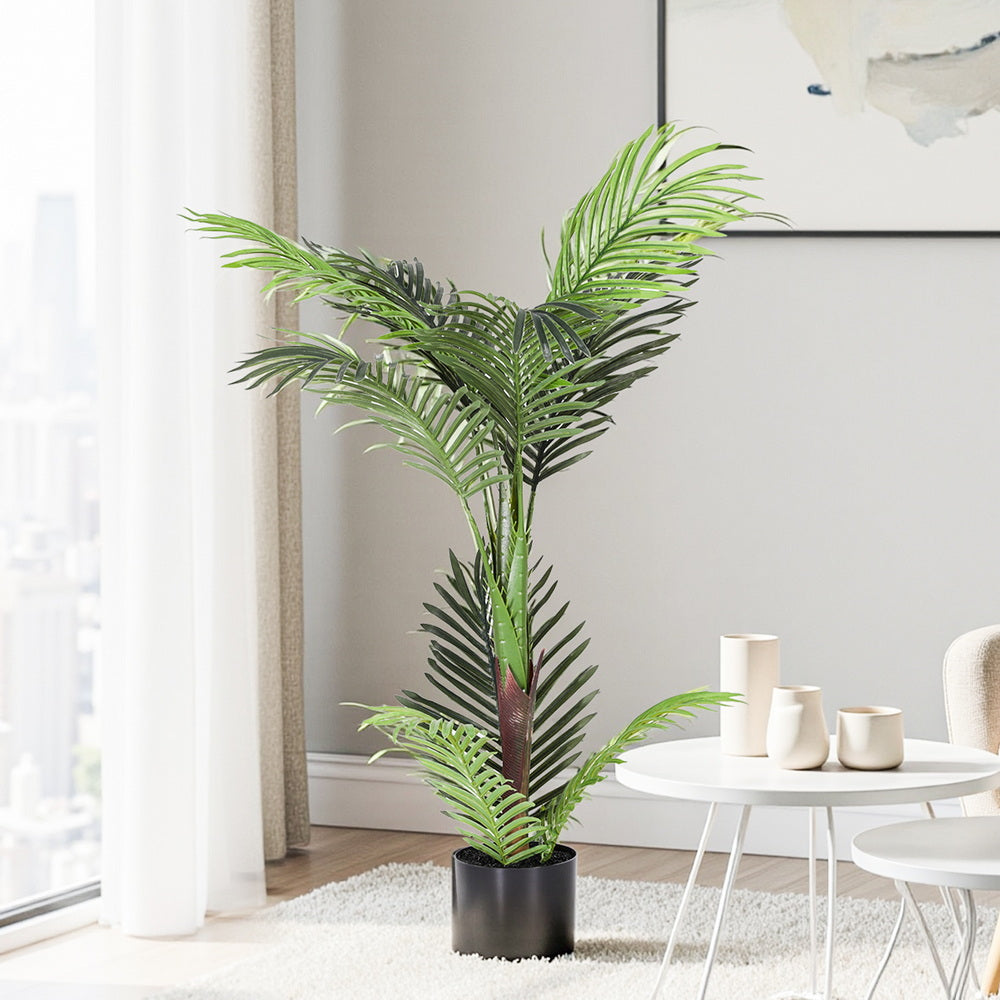 Artiss 100cm Artificial Palm Tree Faux Trees Indoor Decor Artificial Plants Lifelike Plant-Home &amp; Garden &gt; Artificial Plants &gt; Artificial Trees-PEROZ Accessories