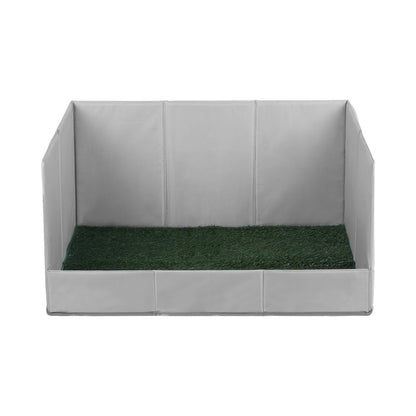 Prime Turf Foldable Dog Grass Potty Pad High Wall Tray for Apartment Balcony RV travel L-Home &amp; Garden > Artificial Plants > Artificial Grass-PEROZ Accessories