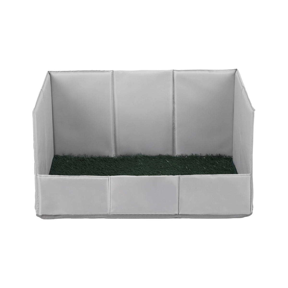 Prime Turf Foldable Dog Grass Potty Pad High Wall Tray for Apartment Balcony RV travel-Home &amp; Garden > Artificial Plants > Artificial Grass-PEROZ Accessories