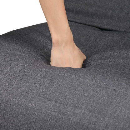 Artiss Rocking Armchair Footrest Nursing Charcoal Afton-Armchairs-PEROZ Accessories