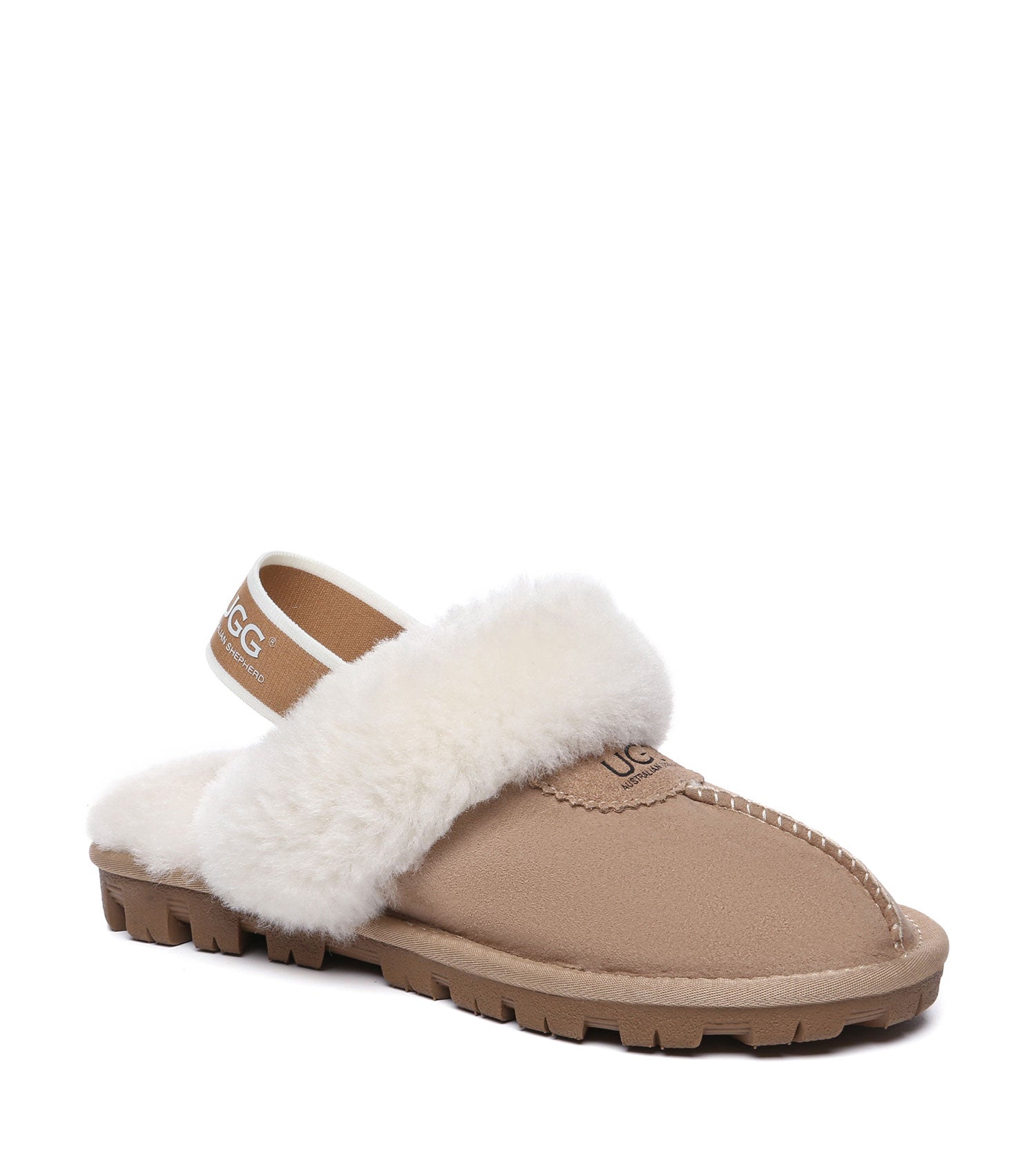 Australian Shepherd UGG Waffle Plus Slingback Slippers - AS2042-Slingback Slippers-PEROZ Accessories