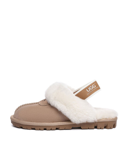 Australian Shepherd UGG Waffle Plus Slingback Slippers - AS2042-Slingback Slippers-PEROZ Accessories