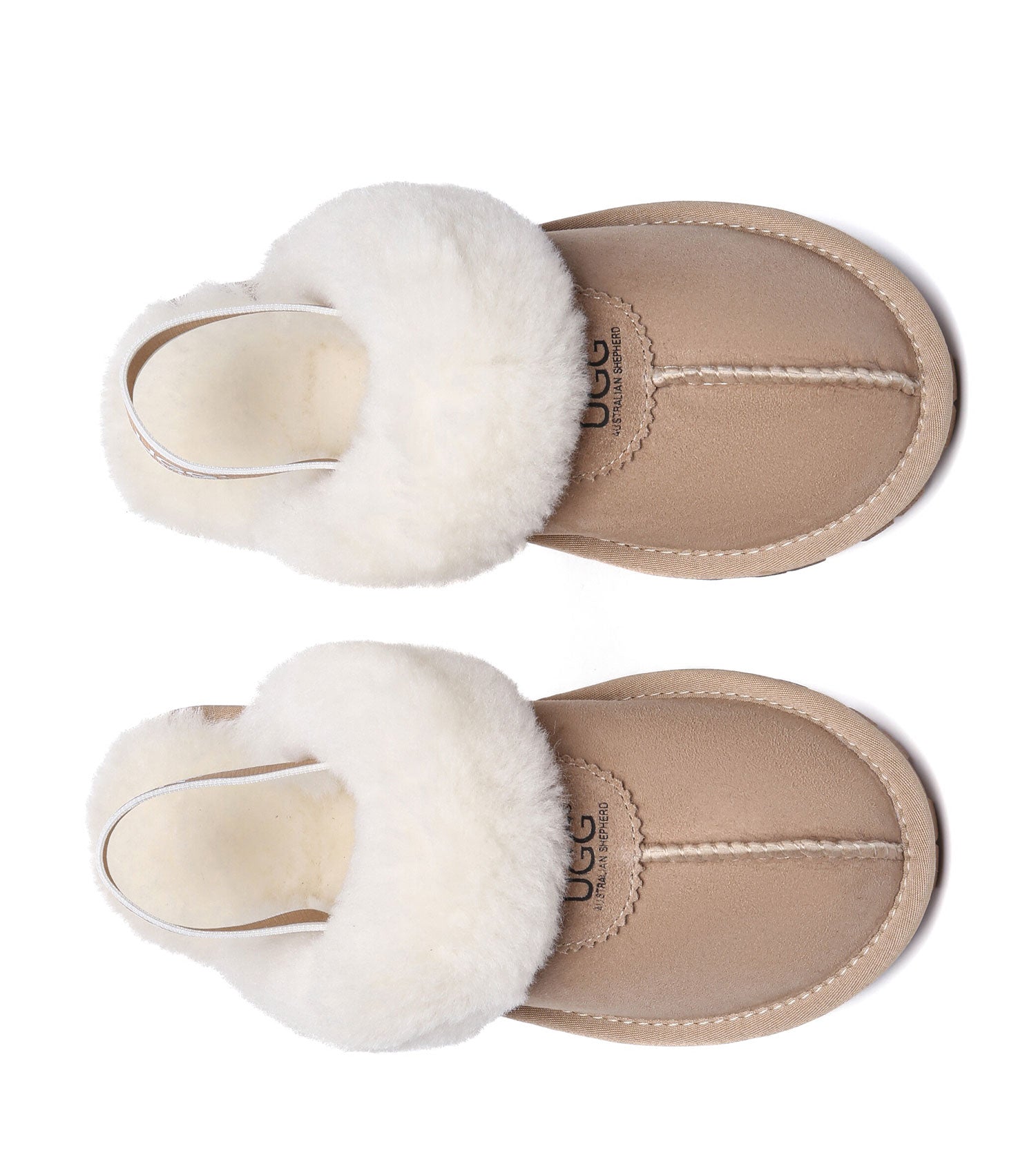 Australian Shepherd UGG Waffle Plus Slingback Slippers - AS2042-Slingback Slippers-PEROZ Accessories