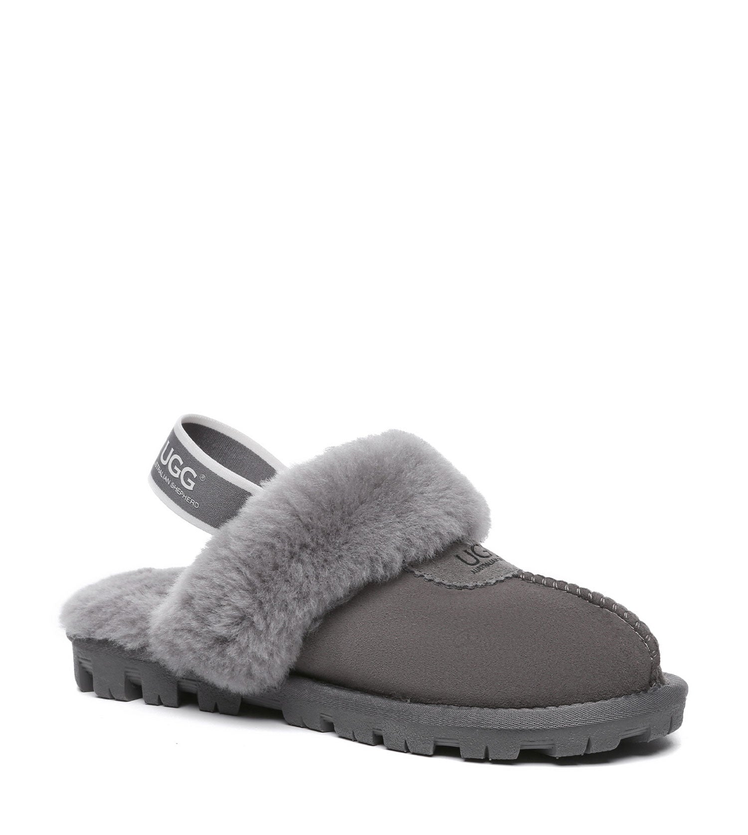 Australian Shepherd UGG Waffle Plus Slingback Slippers - AS2042-Slingback Slippers-PEROZ Accessories