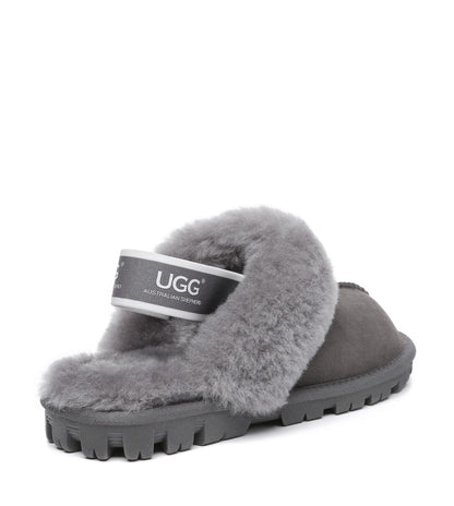 Australian Shepherd UGG Waffle Plus Slingback Slippers - AS2042-Slingback Slippers-PEROZ Accessories