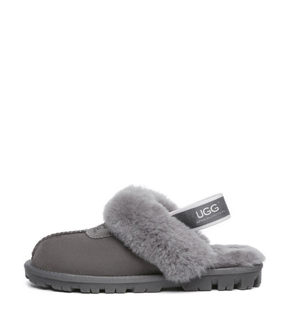 Australian Shepherd UGG Waffle Plus Slingback Slippers - AS2042-Slingback Slippers-PEROZ Accessories