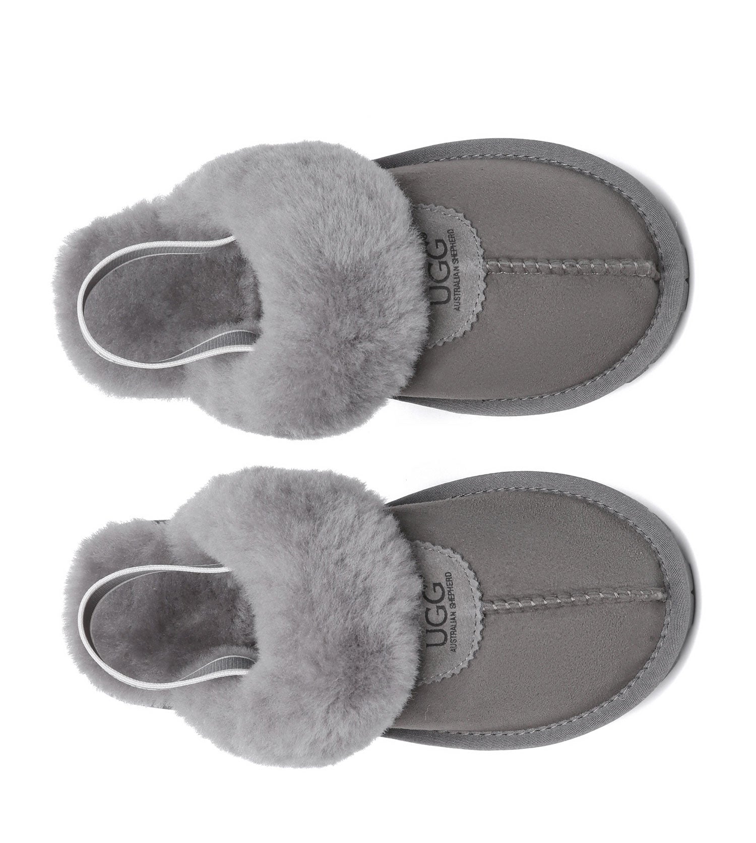 Australian Shepherd UGG Waffle Plus Slingback Slippers - AS2042-Slingback Slippers-PEROZ Accessories