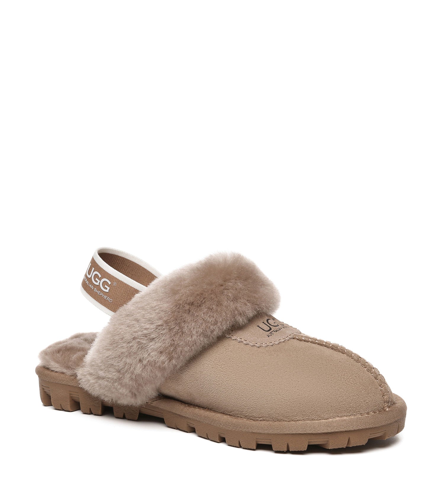 Australian Shepherd UGG Waffle Plus Slingback Slippers - AS2042-Slingback Slippers-PEROZ Accessories