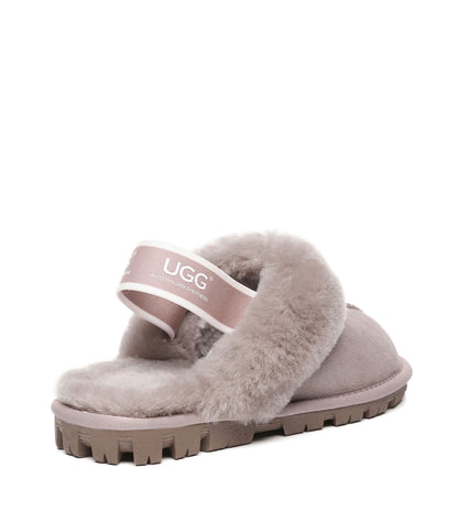 Australian Shepherd UGG Waffle Plus Slingback Slippers - AS2042-Slingback Slippers-PEROZ Accessories