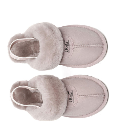 Australian Shepherd UGG Waffle Plus Slingback Slippers - AS2042-Slingback Slippers-PEROZ Accessories